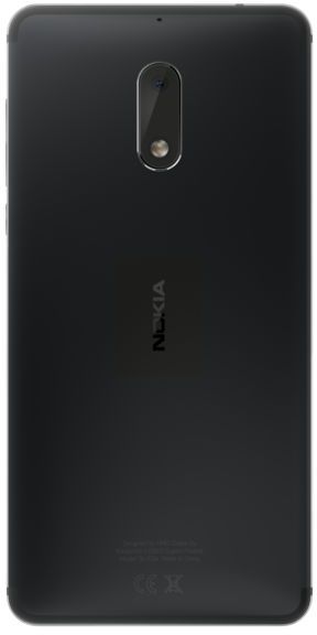 Nokia 6 Dual Sim - 32GB, 3GB RAM, 4G LTE, Matte Black